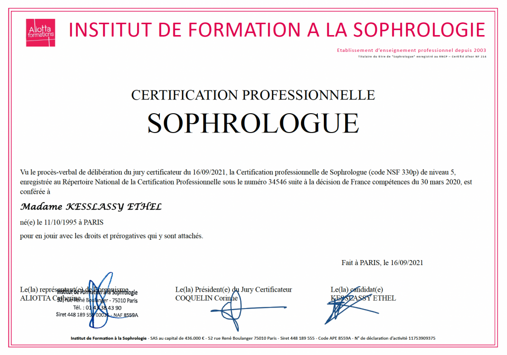 Sophrologue Paris 